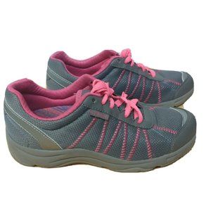 Vionic Alliance Women's Sz 5 Pink and Gray Orthotic Walking Shoes